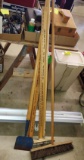 BROOMS, YARD STICKS, ETC. - PICK UP ONLY