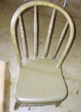 ANTIQUE PAINTED CHAIR - PICK UP ONLY