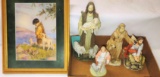 JESUS FIGURINES & MISC. - PICK UP ONLY