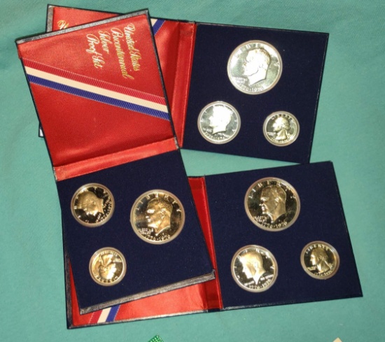 (3) 1976 COIN SETS 40% SILVER