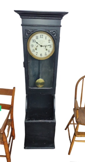ANTIQUE 65" CLOCK "AS IS" (needs large key)  - PICK UP ONLY