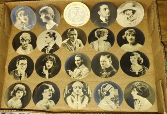 GODFREY PHILLIPS TOBACCO 1920's  COLLECTION of SILENT MOVIE STAR CARDS