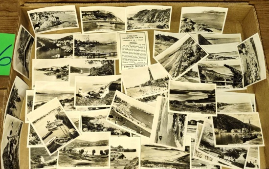 1938 COLLECTION OF 48 SENIOR SERVICE CIGARETTE CARDS (Holiday haunts by the sea) Complete!!