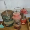 VINTAGE COLEMAN LANTERNS & HEATER 