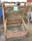 VINTAGE METAL AMES TOOL ORGANIZER ON WHEELS - PICK UP ONLY