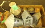 DECORATIVE BIRD HOUSES, LANTERNS, ETC. - PICK UP ONLY