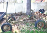 VINTAGE WAGON RUNNING GEAR - PICK UP ONLY