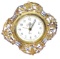 VINTAGE ORNATE MATSON ELECTRIC GOLD PLATED METAL ALARM CLOCK (KEEPS TIME)