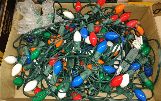 NEW SETS OF LARGE VINTAGE STYLE INDOOR/OUTDOOR CHRISTMAS LIGHTS - PICK UP ONLY