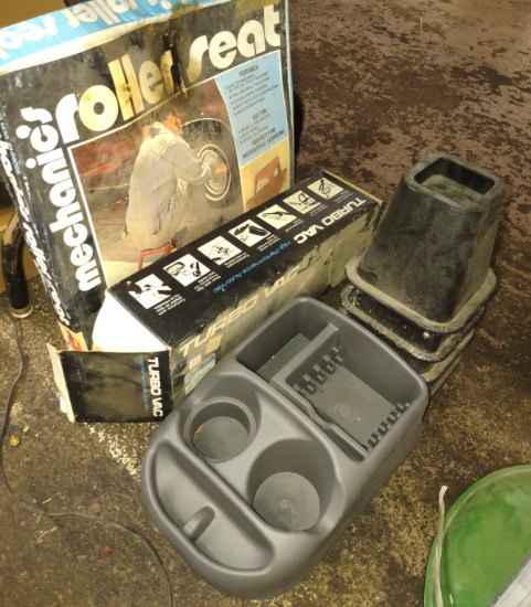 NEW ROLLER SEAT, TURBO VAC, CONSOLE PC., ETC. - PICK UP ONLY