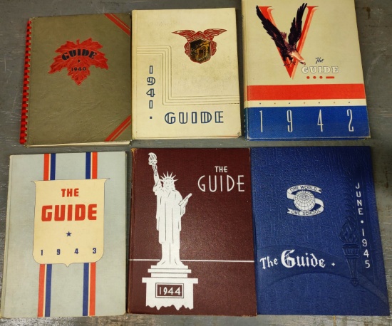 1940 - 1945 ASHLAND HIGH SCHOOL GUIDES - PICK UP ONLY