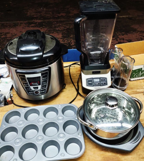 NINJA, POWER COOKER & MISC. ITEMS - PICK UP ONLY