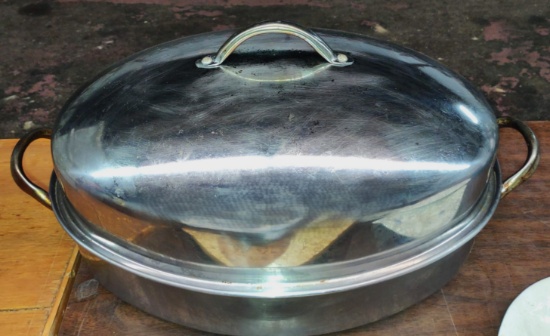 STAINLESS ROASTING PAN -  PICK UP ONLY