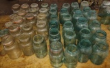 LARGE LOT OF VINTAGE CANNING JARS -  PICK UP ONLY