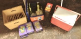 COOLER, TINS, CRATE, ETC.