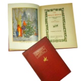 1920's CHRISTMAS BOOKS- THE HOLLY HEDGE & A BELGIAN CHRISTMAS EVE