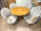 KITCHEN TABLE & ROLLING CHAIRS - PICK UP ONLY