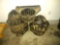 GROUP OF HORSE STALL WALL BOWLS- PICK UP ONLY