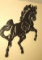 METAL CUT-OUT STALLION DECOR - PICK UP ONLY
