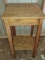 OAK PLANT STAND - PICK UP ONLY