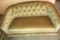 VINTAGE VELOUR TUFTED LOVE SEAT (VERY NICE CONDITION) - PICK UP ONLY