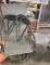 PATIO CHAIR, PLANT STANDS & FOLDING GLASS TOP STAND - PICK UP ONLY