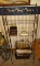 EQUESTRIAN LIGHT WEIGHT METAL SHELF, PILLOW & OTHER MISC. HORSE ITEMS - PICK UP ONLY
