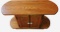 OAK COFFEE TABLE with DOORS ON BOTH SIDES (Puppy teeth marks on a couple spots) - PICK UP ONLY