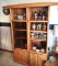 WOODEN SHELVING (NOT THE CONTENTS) - PICK UP ONLY