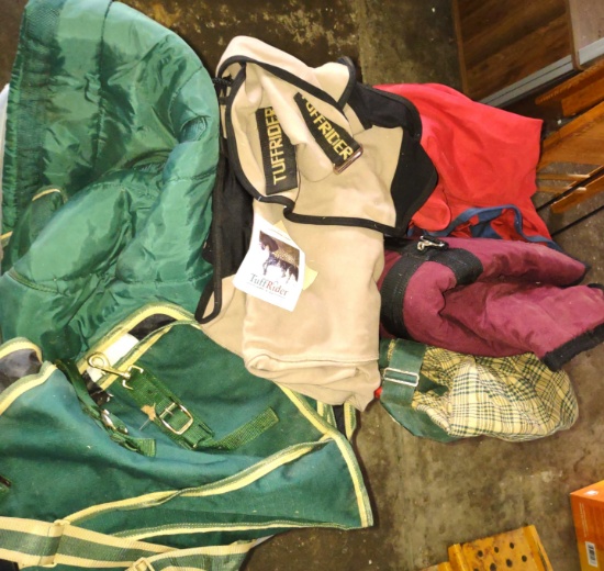 GROUP OF HORSE CLOTHING - PICK UP ONLY
