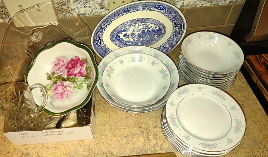VINTAGE PLATES & MISC. CHINA, ETC. - PICK UP ONLY