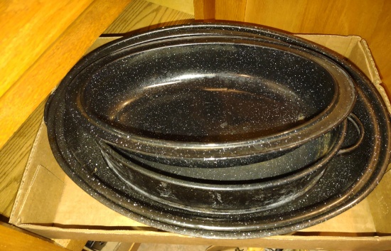 VINTAGE ROASTING PANS - PICK UP ONLY