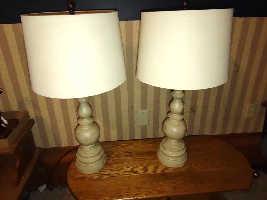 PAIR OF TABLE LAMPS - PICK UP ONLY