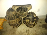GROUP OF HORSE STALL WALL BOWLS- PICK UP ONLY