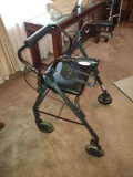 ROLLING WALKER with SEAT & BRAKES (ROLLATOR) - PICK UP ONLY