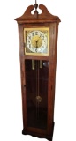 GRANDFATHER CLOCK with OAK CASE (NOT WORKING) - PICK UP ONLY