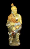 COMPOSITE INDIAN CHIEF FLOOR STATUE