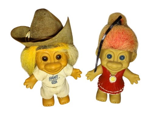 VINTAGE TROLL DOLLS