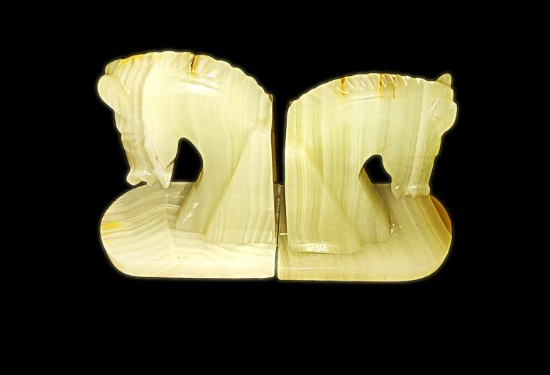 VINTAGE BOOKENDS (1 Bookend detatched from base)