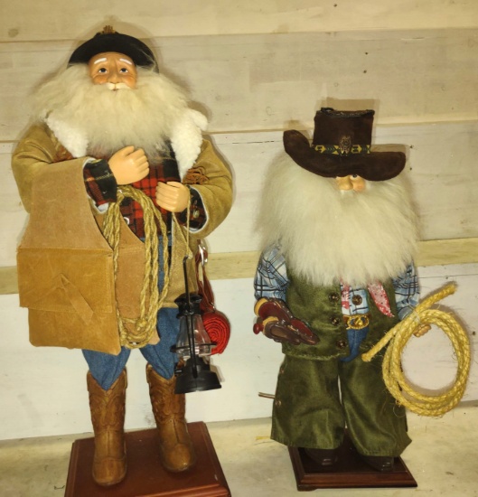 DECORATIVE COWBOY FIGURES - PICK UP ONLY