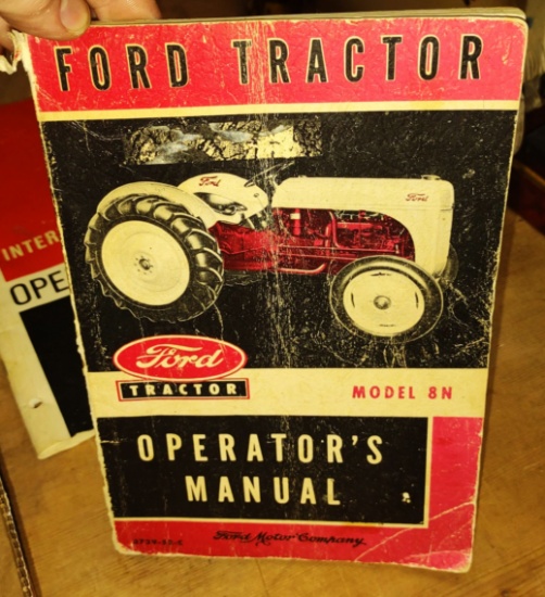 VINTAGE FORD 8N TRACTOR OPERATOR'S MANUAL