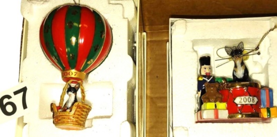 DANBURY MINT CHRISTMAS ORNAMENTS - PICK UP ONLY