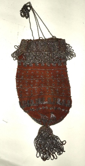 VINTAGE HAND BEADED EVENING BAG