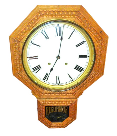 KITCHEN REGULATOR WALL CLOCK (KEY WIND) - PICK UP ONLY