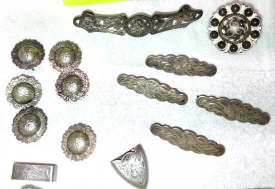 VINTAGE MEXICO STERLING WESTERN ACCENTS