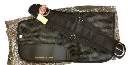 NEW TOUGH 1 NON-SLIP SADDLE PAD & NEW SHOWMAN CINCH - PICK UP ONLY