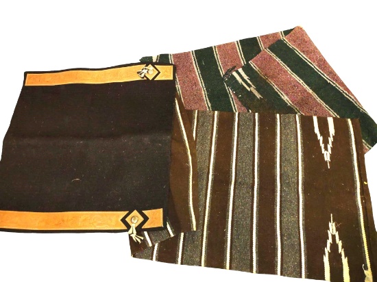 USED WESTERN SADDLE BLANKETS -  PICK UP ONLY