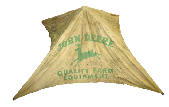 VINTAGE 1950's JOHN DEERE TRACTOR UMBRELLA - PICK UP ONLY