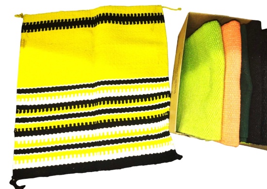 5 WOOL WESTERN SADDLE BLANKETS -  PICK UP ONLY
