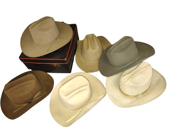 VINTAGE WESTERN HATS - PICK UP ONLY